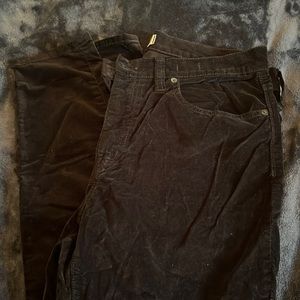 Black velvet high rise skinny skinny